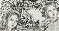 The Innocents -  98x180 cm. Felt-tip pen, pencil and poscapen on paper. 