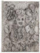 'Grey Area': THE TWILIGHT / SKUMRINGEN - 2016, 76 x 57 cm., Ink, pencil, salt on paper. 'Grey Area': THE TWILIGHT / SKUMRINGEN - 2016, 76 x 57 cm., Ink, pencil, salt on paper.