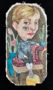 Third Eye - 45x23 cm, Akvarel og tusch på japanpapir, 2019 Third Eye - 45x23 cm, Akvarel og tusch på japanpapir, 2019
