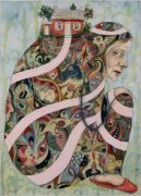 Moderskab. 2025. 51 x 36 cm (papirmål). Akvarel på papir - Moderskab. 2025. 51 x 36 cm (papirmål). Akvarel på papir -