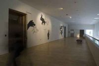 The Hands - 2006. Installation view, 'Phantasmagoria- Specters of absence'. Museo Del Art, Bogota. Columbia Acrylics, poscapen