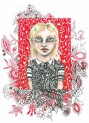 Red Room (Portrait) - 2011, mixed media, 32 x 25 cm. Red Room (Portrait) - 2011, mixed media, 32 x 25 cm.