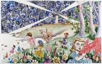 The Lighthouse - 2011, watercolor and felt-tip pen, 83 x 133 cm. The Lighthouse - 2011, watercolor and felt-tip pen, 83 x 133 cm.