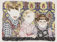 Siblings - _2013, 76 x 57 cm. Watercolour and Indian Ink on paper.